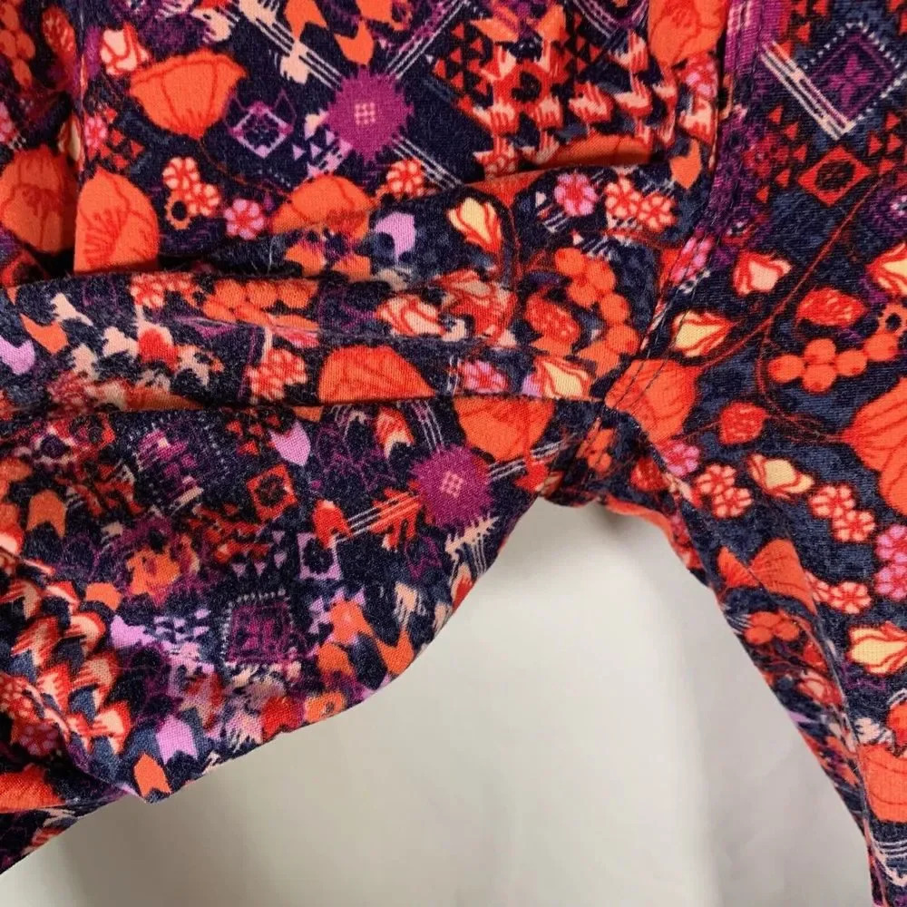 LulaRoe Leggings Women’s One Size Floral Pull On Stretchy - Picture 5 of 9
